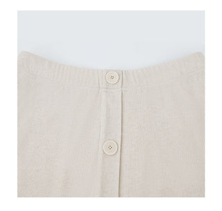 oatmeal split dress