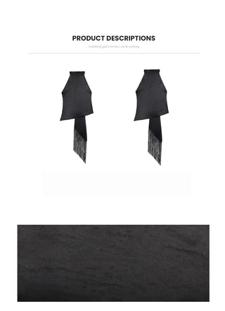 tassel halter top