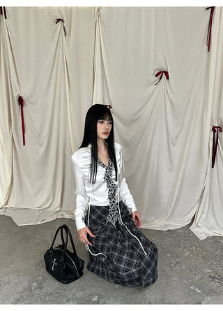 lattice fishtail dress