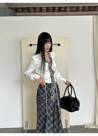 lattice fishtail dress