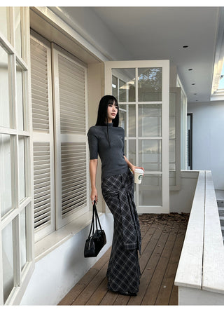 lattice fishtail dress