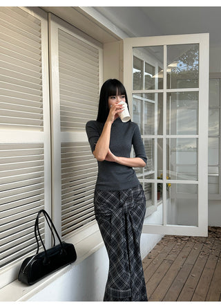 lattice fishtail dress
