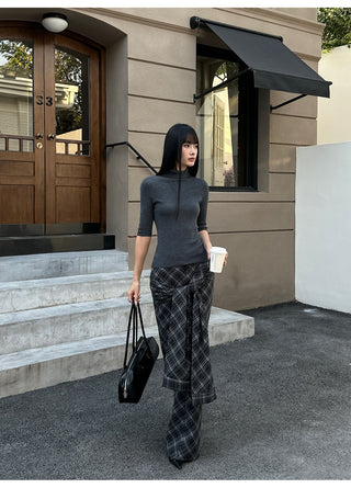 lattice fishtail dress