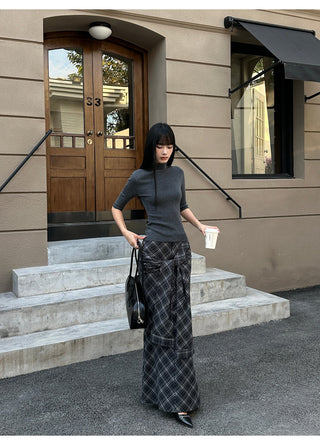 lattice fishtail dress