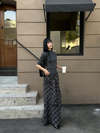 lattice fishtail dress