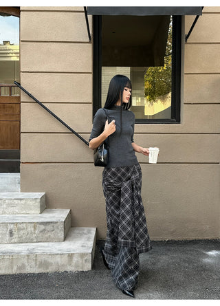 lattice fishtail dress