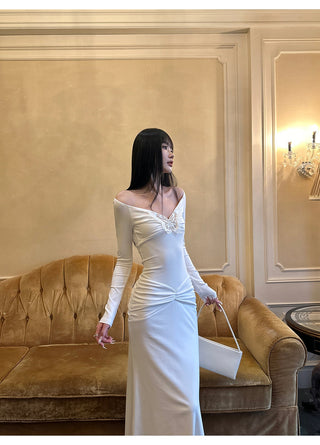 butterfly knit dress