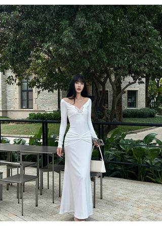 butterfly knit dress