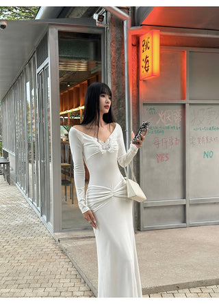 butterfly knit dress