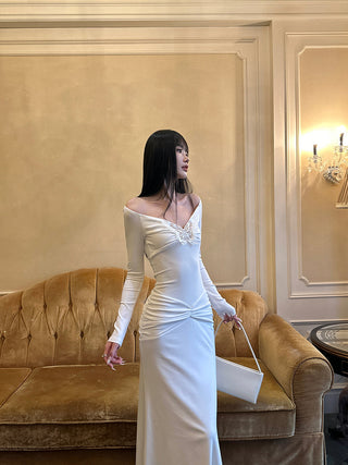 butterfly knit dress