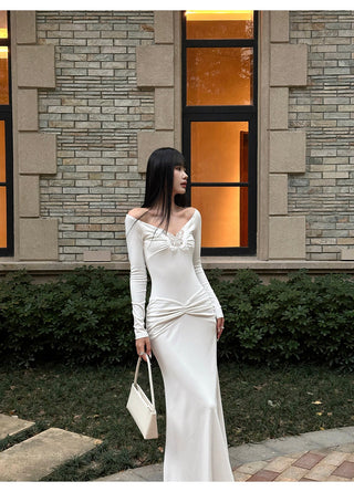 butterfly knit dress