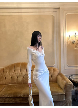butterfly knit dress
