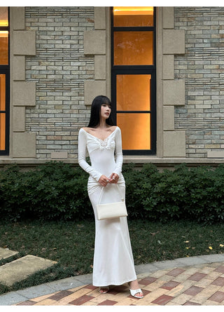 butterfly knit dress