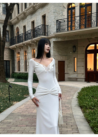 butterfly knit dress