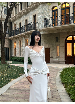 butterfly knit dress