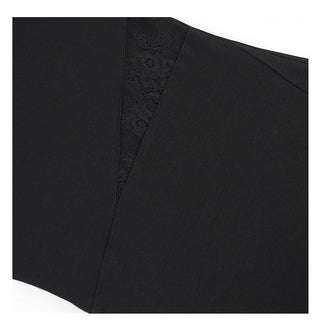 black lace skirt