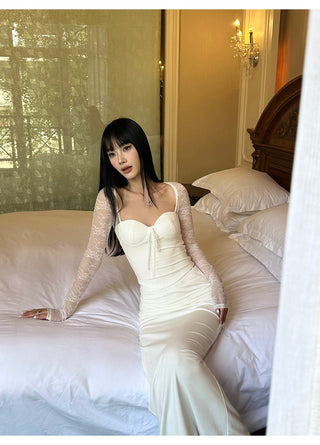 white lace set