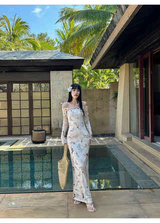 apricot print set