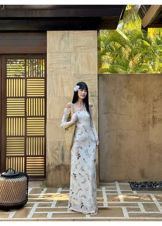 apricot print set