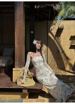 apricot print set