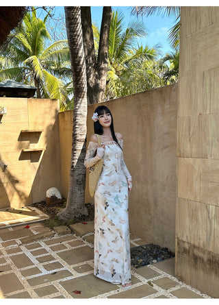 apricot print set