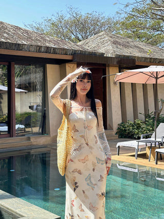 apricot print set