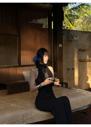black mesh dress 01