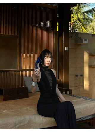 black mesh dress 01
