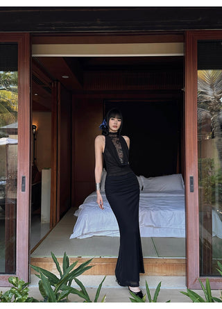 black mesh dress 01