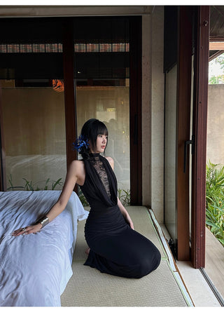 black mesh dress 01