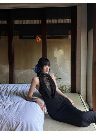 black mesh dress 01