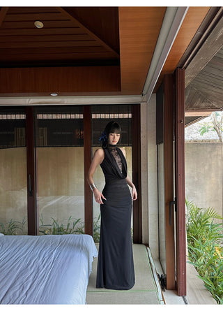 black mesh dress 01