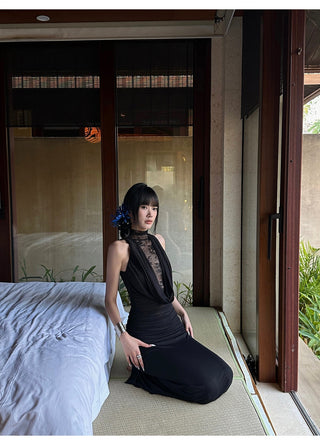 black mesh dress 01