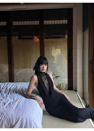 black mesh dress 01