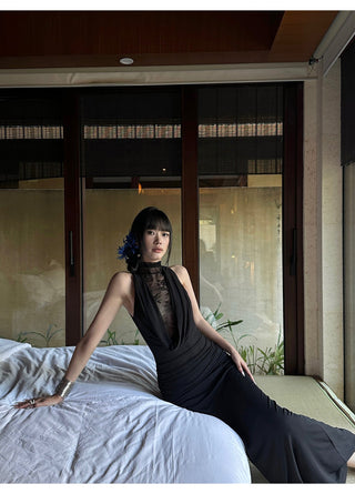 black mesh dress 01