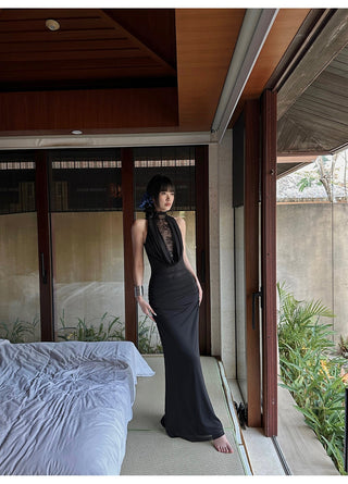black mesh dress 01