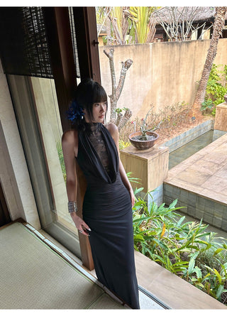 black mesh dress 01