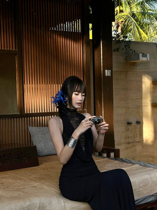black mesh dress 01