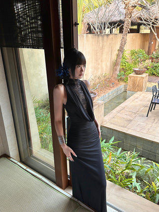 black mesh dress 01