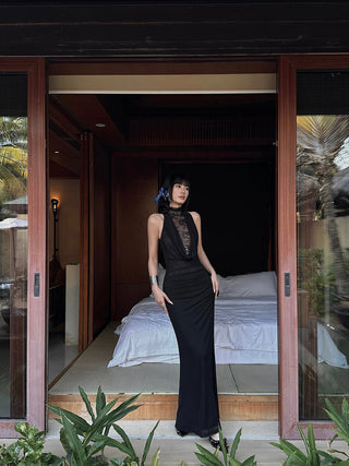 black mesh dress 01