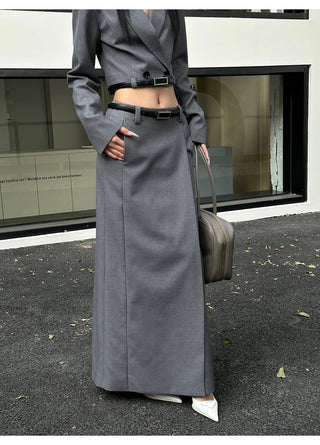 gray suit set