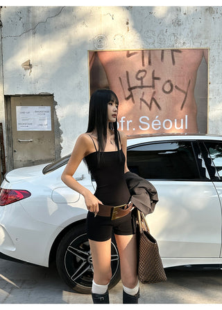 black jumpsuit
