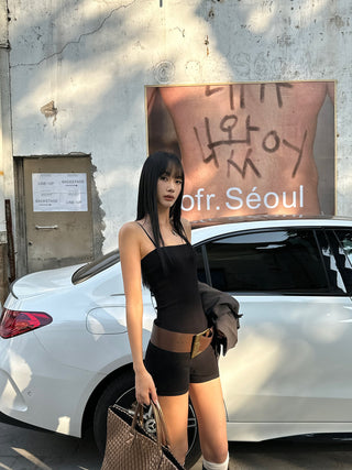 black jumpsuit