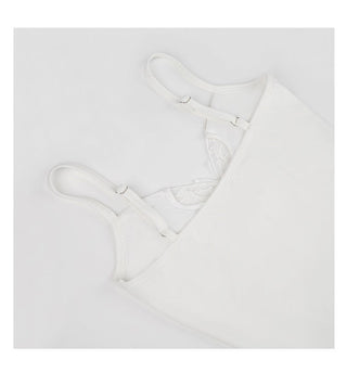 white butterfly dress