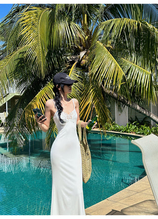 white butterfly dress