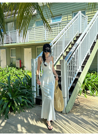 white butterfly dress