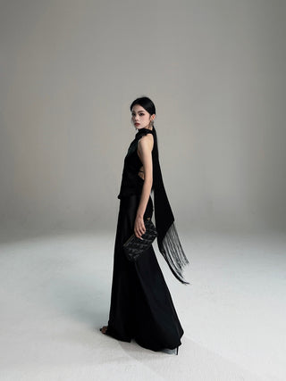 silky fishtail skirt