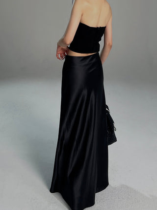silky fishtail skirt