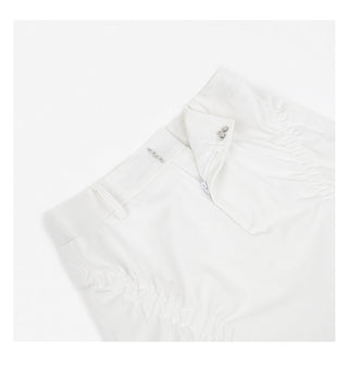 white fishtail skirt