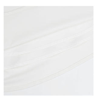 white fishtail skirt